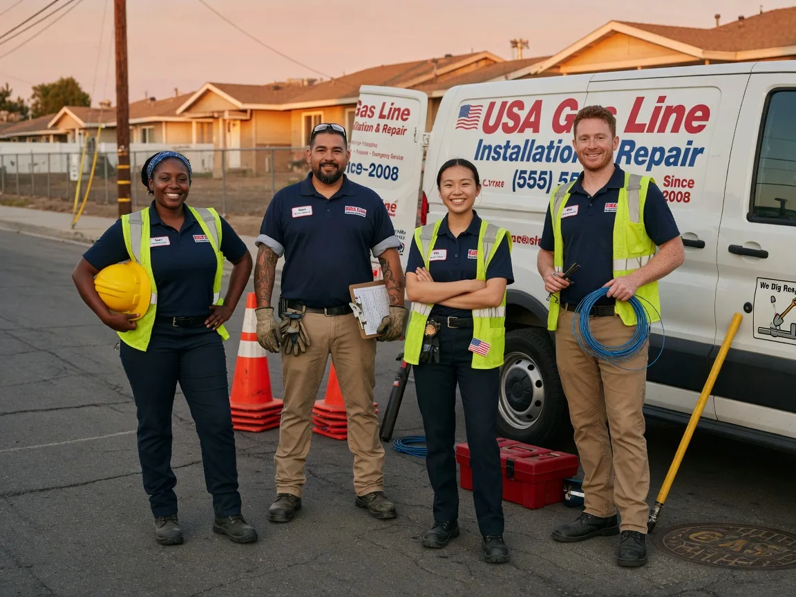 Gas Line Installation company in Texico, IL